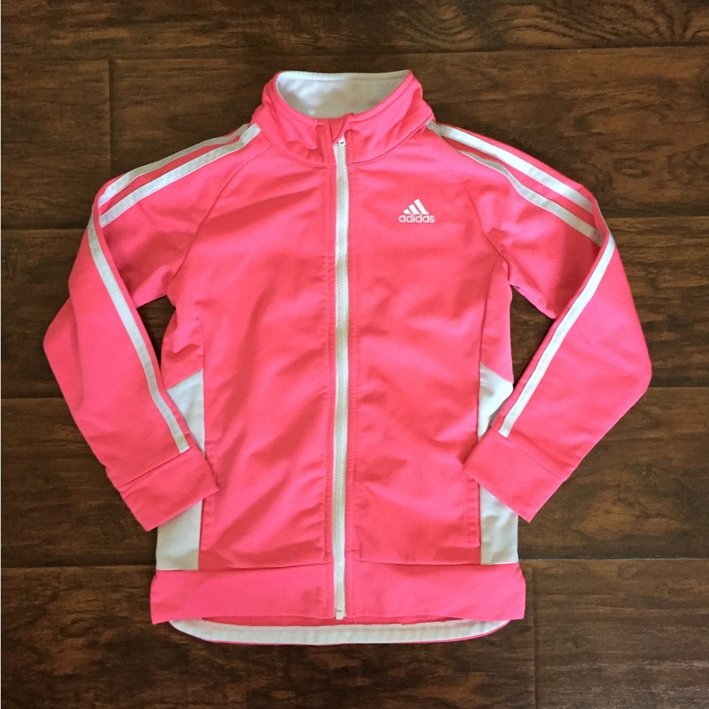 Adorable Adidas Pink Tracksuit Jacket